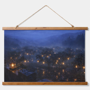 Lantern Valley Village Tapestry