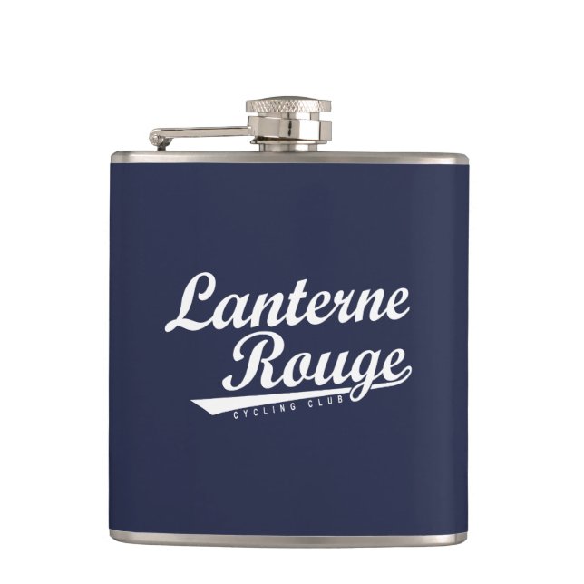 Lanterne Rouge Cycling Club Hip Flask (Front)