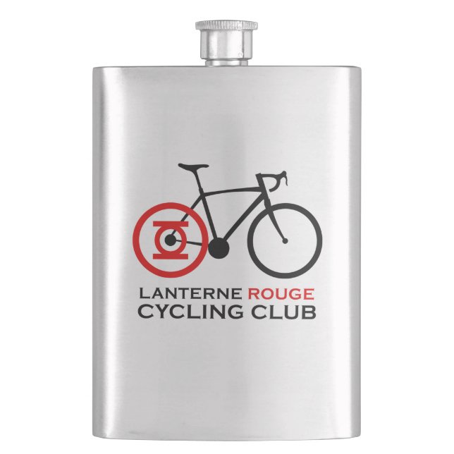 Lanterne Rouge Cycling Club Hip Flask (Front)