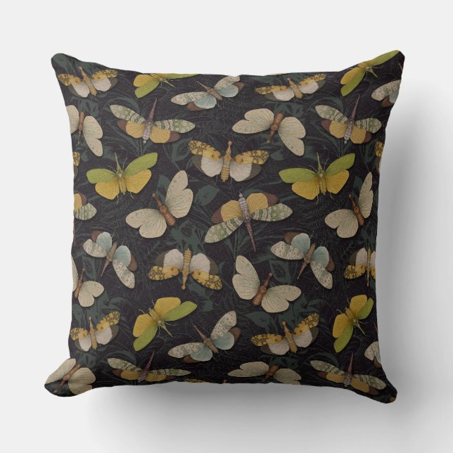 Lanternflies - Pyrops Candelaria & Planthoppers Cushion (Front)