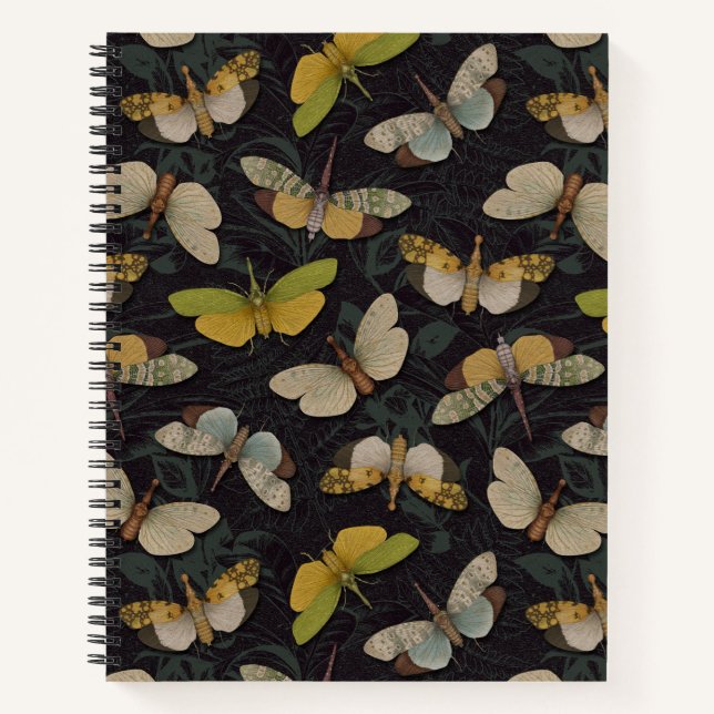 Lanternflies - Pyrops Candelaria & Planthoppers Notebook (Front)