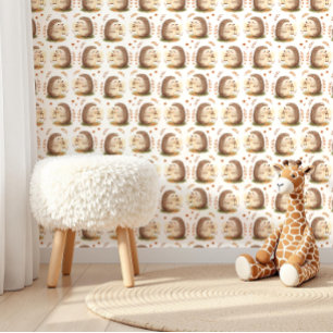 Lanternleaf Hedge Haven Woodland Hedgehog Decor Wallpaper