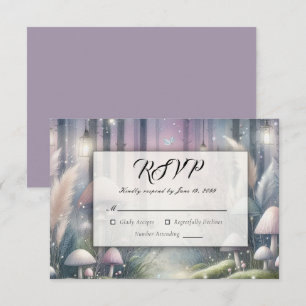 Lanternlight Dreams Enchanted Forest RSVP Card