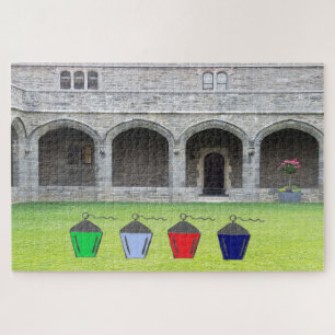 Lanterns in Cloisters Bryn Mawr Jigsaw Puzzle