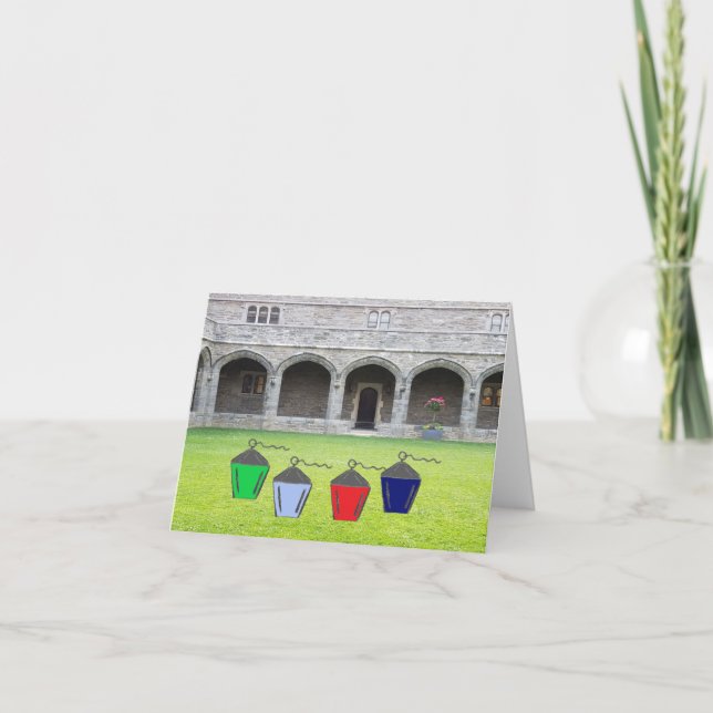 Lanterns in Cloisters Note Card Sets (Front)