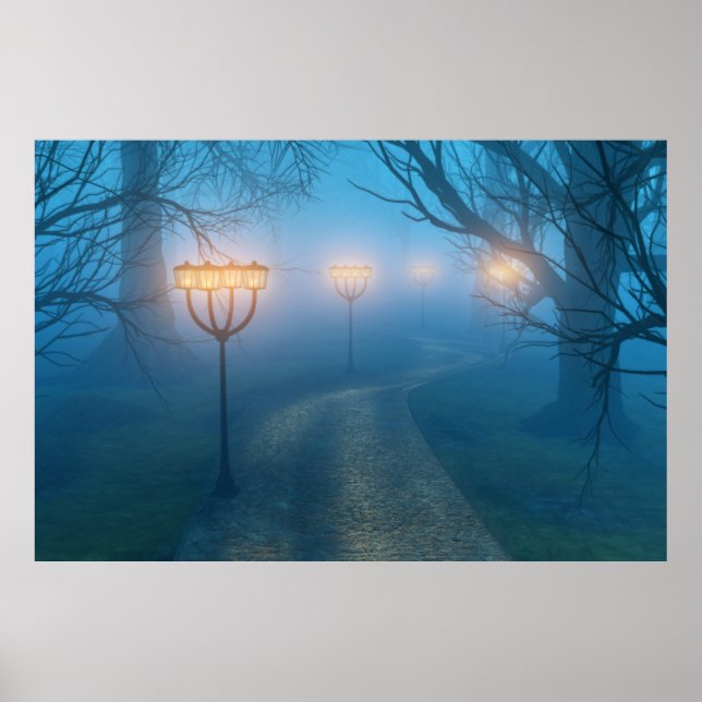 Lanterns in the Fog Print (Front)