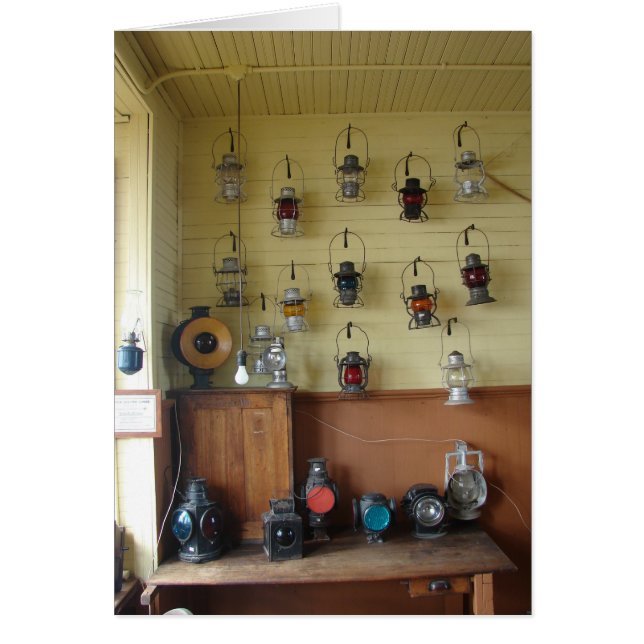 Lanterns in the Train Depot (Front)