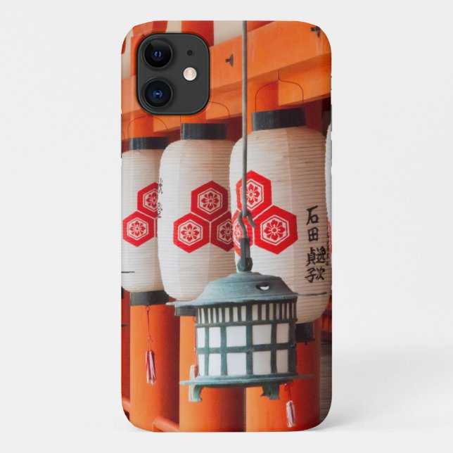 Lanterns inside Itsukushima Shrine Case-Mate iPhone Case (Back)