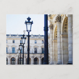 Lanterns, Lamp Posts in Paris, France Postcard