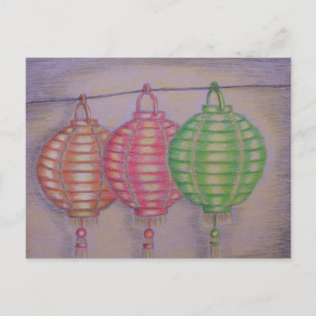 lanterns postcard (Front)