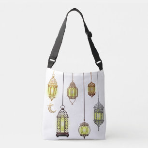 Lanterns Ramadan Mubarak Oriental Arabian Muslim Crossbody Bag