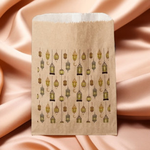 Lanterns Ramadan Mubarak Oriental Arabian Muslim Favour Bag