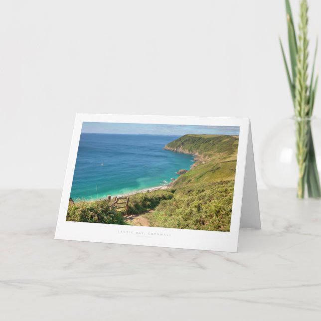 Lantic Bay, Cornwall Card (Front)