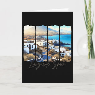 Lanzarote Spain Travelling Trip Meet Me In Lanzaro Card