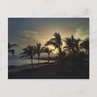 Lanzerote Sunset Postcard
