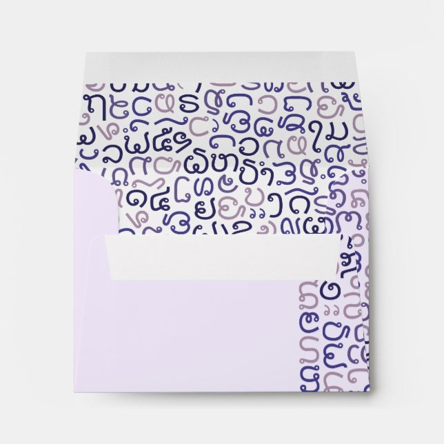 Lao Envelope (Back (Bottom))