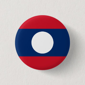 Lao Flag, Flag of Laos 3 Cm Round Badge