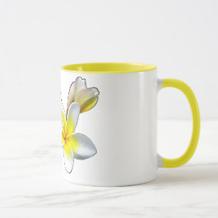 LAO FLOWER DOK CHAMPA - PLUMERIA RUBRA MUG