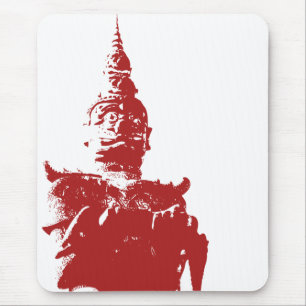 Lao Giant Guardian .. Buddha Park, Vientiane, Laos Mouse Pad