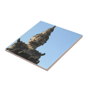 Lao Giant Guardian .. Buddha Park, Vientiane, Laos Tile