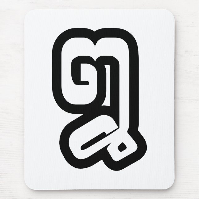 Lao / Laos Number Eight / 8 / ໘ (Bad/Paet) Laotian Mouse Pad (Front)