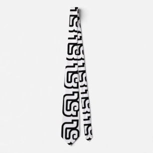 Lao / Laos Number Four / 4 / ໔ (See/Si) Laotian Tie