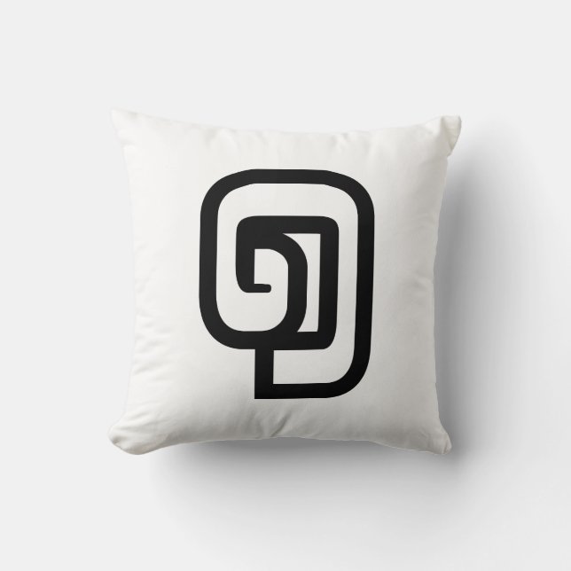 Lao / Laos Number One / 1 / ໑ (Nung/Nueng) Laotian Cushion (Front)