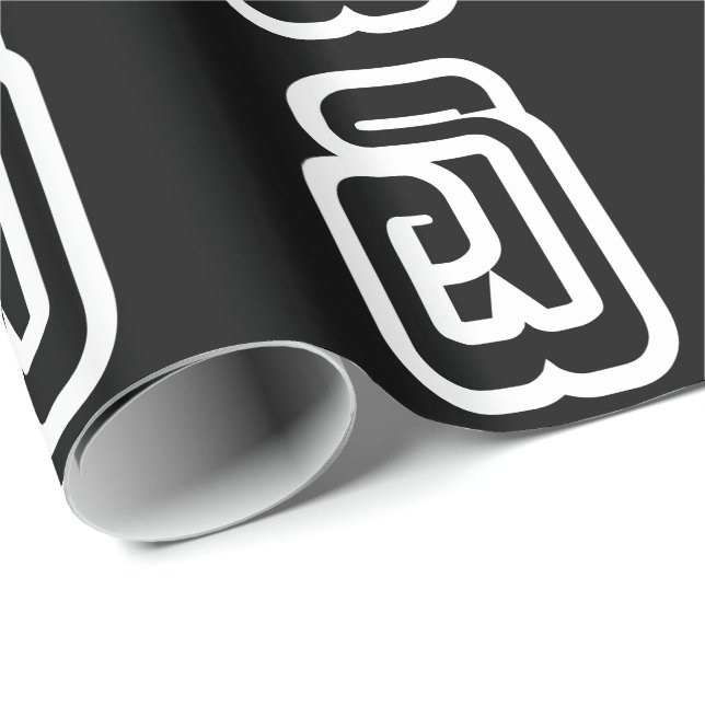 Lao / Laos Number Six / 6 / ໖ (Ho/Hok) Laotian Wrapping Paper (Roll Corner)