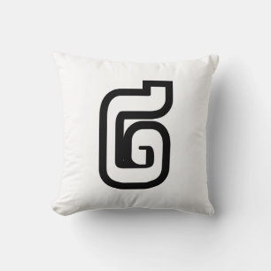 Lao / Laos Number Two / 2 / ໒ (Song) Laotian Cushion