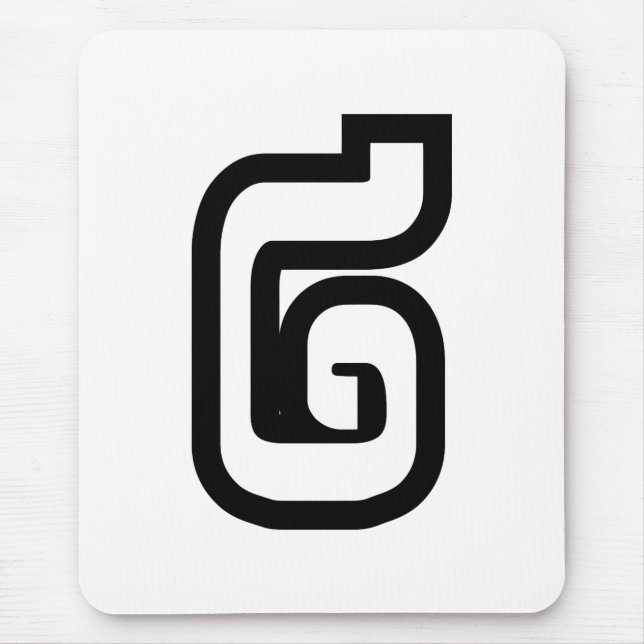 Lao / Laos Number Two / 2 / ໒ (Song) Laotian Mouse Pad (Front)