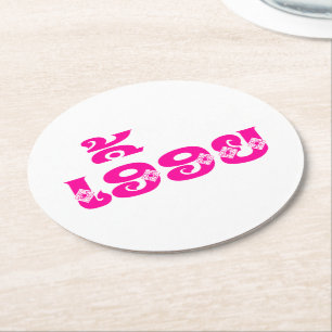 Lao Sister - ເອື້ອຍ / Euony - Laotian / Laos Round Paper Coaster