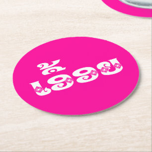 Lao Sister - ເອື້ອຍ / Euony - Laotian / Laos Round Paper Coaster