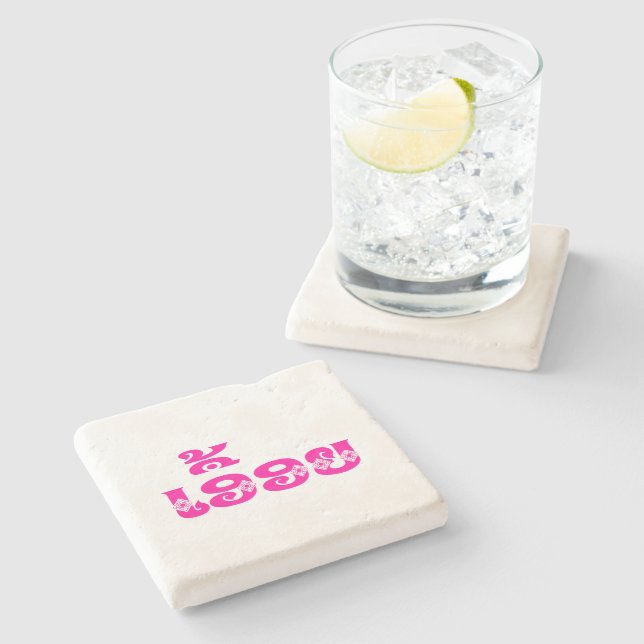 Lao Sister - ເອື້ອຍ  / Euony - Laotian / Laos Stone Coaster (Side)