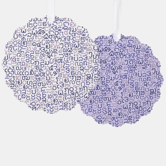 Lao Tree Decoration Card (Front/Back)