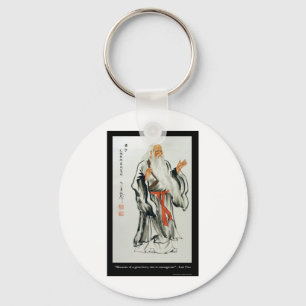 Lao Tzu Great Love/Courageous Quote Gifts Tees Etc Key Ring