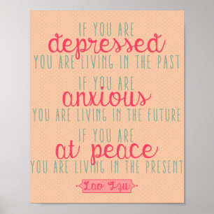 Lao Tzu Motivational Quote Print - 8 x 10"