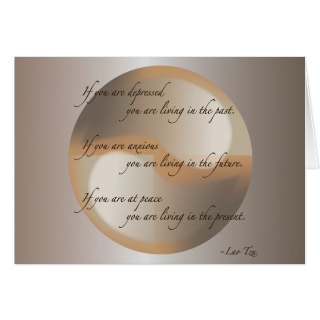 Lao Tzu Peace (Front Horizontal)