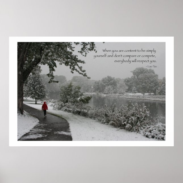 Lao Tzu Quote II Poster (Front)