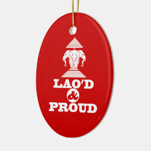 LAO'D & PROUD CERAMIC TREE DECORATION