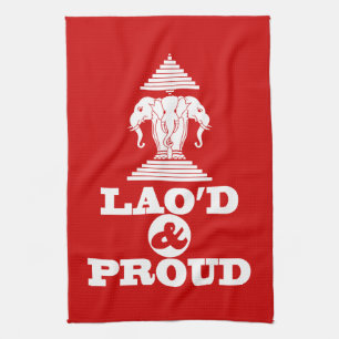 LAO'D & PROUD TEA TOWEL