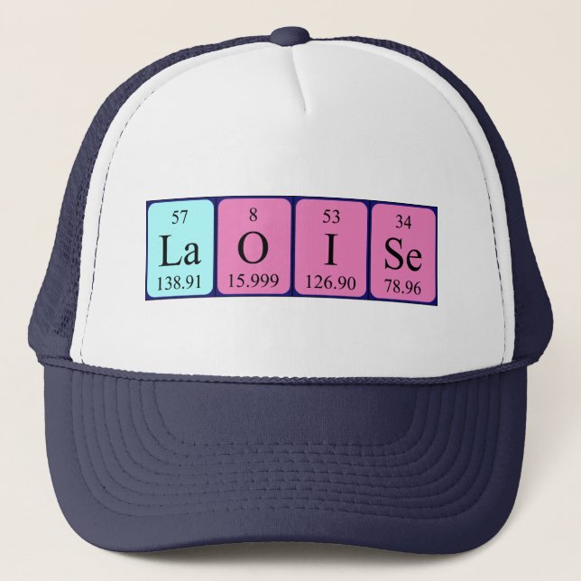 Laoise periodic table name hat (Front)