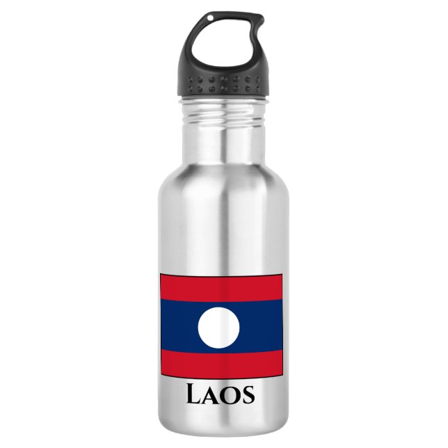 Laos Flag 532 Ml Water Bottle (Front)