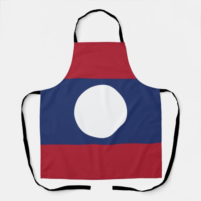 Laos flag apron (Front)