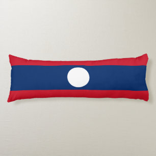 Laos Flag Body Cushion