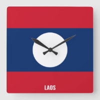 Laos Flag Dazzling Patriotic