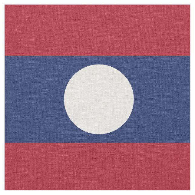 Laos flag fabric (Close Up)