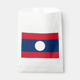 Laos Flag Favour Bag