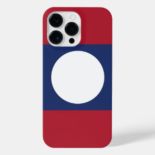 Laos flag iPhone 14 pro max case