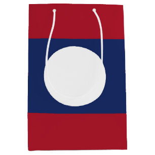 Laos flag medium gift bag