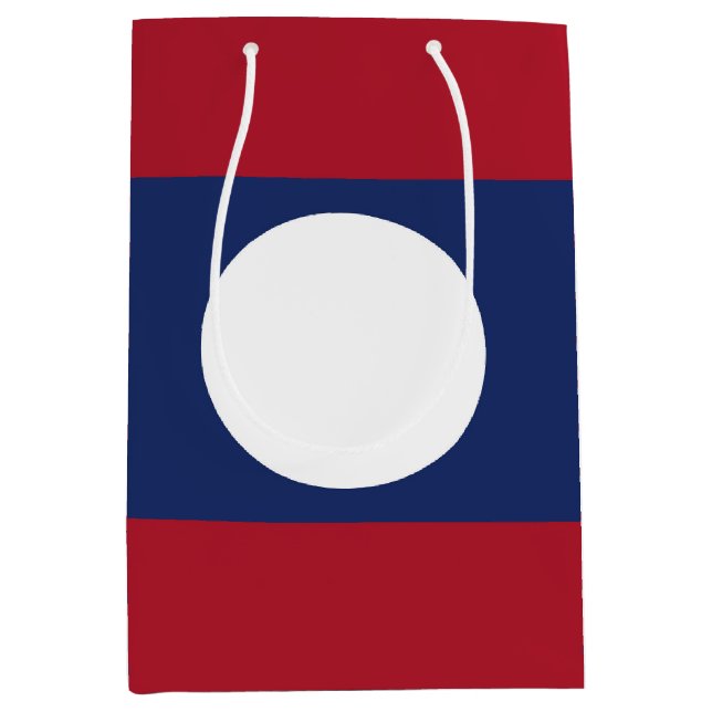 Laos flag medium gift bag (Front)